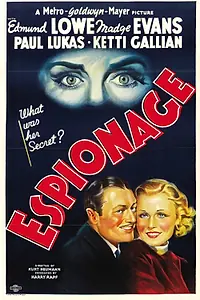 Постер к фильму «Шпионаж (1937)»