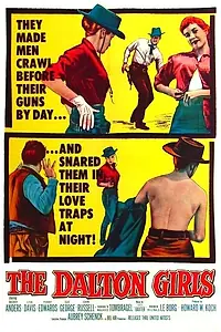 Главный постер фильма «Сестрички Далтон (1957)»