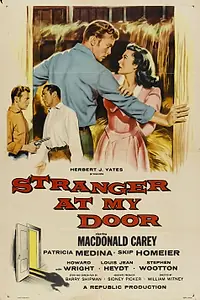 Главный постер фильма «Незнакомец у моей двери (1956)»