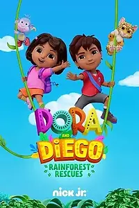 Главный постер фильма «Dora & Diego: Rainforest Rescues (2025)»
