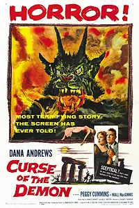 Главный постер фильма «Ночь демона (1957)»