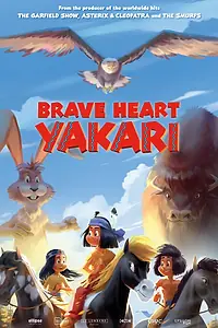 Главный постер мультфильма «Якари из племени буйволов»
