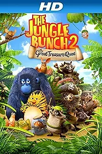 Главный постер мультфильма «The Jungle Bunch 2: The Great Treasure Quest (2014)»