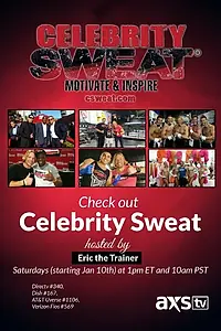 Постер к сериалу «Celebrity Sweat (2015)»
