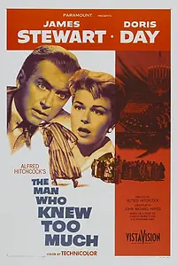 Постер к фильму «Человек, который слишком много знал (1955)»