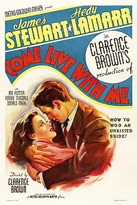 Главный постер фильма «Приходи со мной жить (1941)»