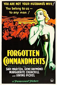 Главный постер фильма «Забытые заповеди (1932)»