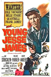 Главный постер фильма «Молодой Джесси Джеймс (1960)»