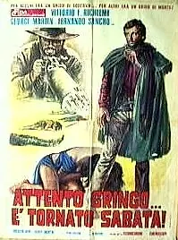 Главный постер фильма «Смотри, гринго — это снова Сабата (1972)»