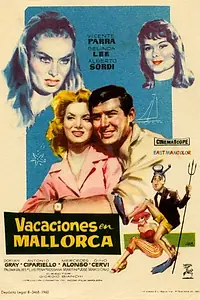 Главный постер фильма «Отпуск на Майорке (1959)»
