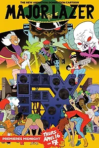 Постер к мультсериалу «Майор Лазер (2014 - 2015)»