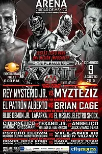 Главный постер фильма «AAA TripleManía XXIII PPV (2015)»