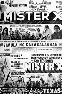 Главный постер фильма «Mister X (1961)»