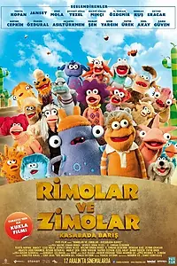 Постер к мультфильму «Rimolar ve Zimolar: Kasabada Baris (2014)»