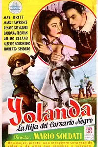Главный постер фильма «Иоланда, дочь Черного корсара (1953)»