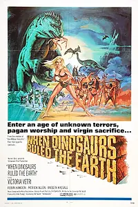 Постер к фильму «Когда на земле царили динозавры (1969)»