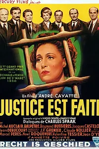 Главный постер фильма «Правосудие свершилось (1950)»