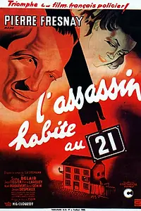 Главный постер фильма «Убийца живет в доме... №21 (1942)»