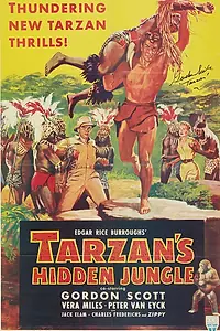 Постер к фильму «Приключения Тарзана в джунглях (1955)»