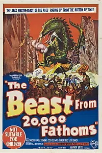 Главный постер фильма «Чудовище с глубины 20000 морских саженей (1953)»