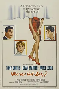 Главный постер фильма «Кто была та леди? (1959)»