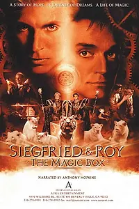 Главный постер фильма «Зигфрид и Рой: Волшебная коробка (1999)»