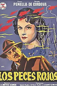 Главный постер фильма «Красные рыбы (1955)»