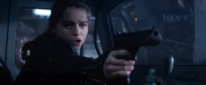 Sarah Connor (актриса Эмилия Кларк) — кадр #7 из фильма «Терминатор: Генезис»