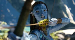 Neytiri (актриса Зои Салдана) — кадр #2 из фильма «Аватар: Путь воды»