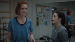 Lou Linklatter (актриса Брида Вул) — кадр #4 из сериала «Мистер Мерседес»